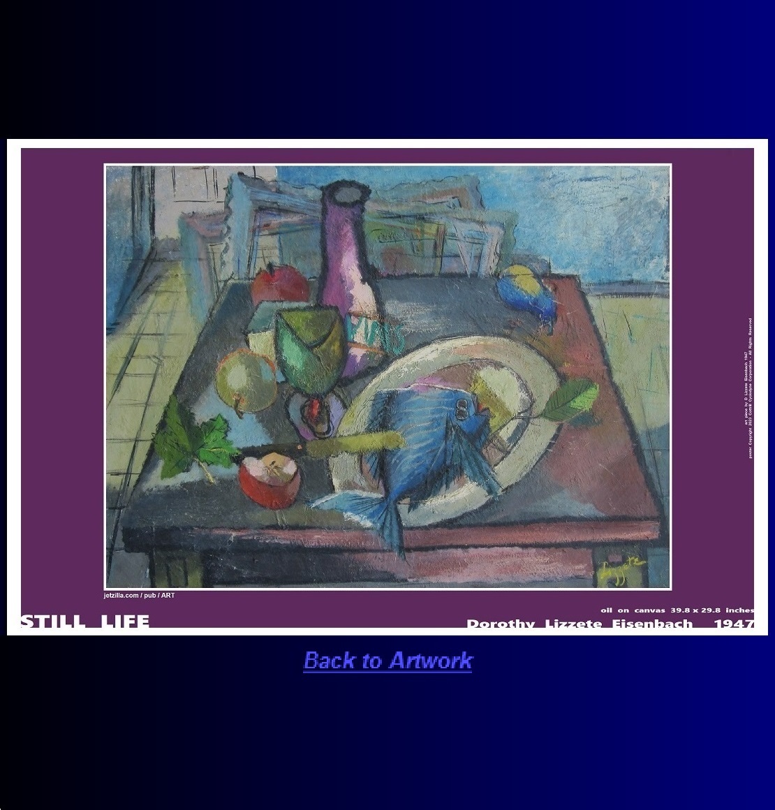 Landscape poster: Still Life by D Lizzete Eisenbach